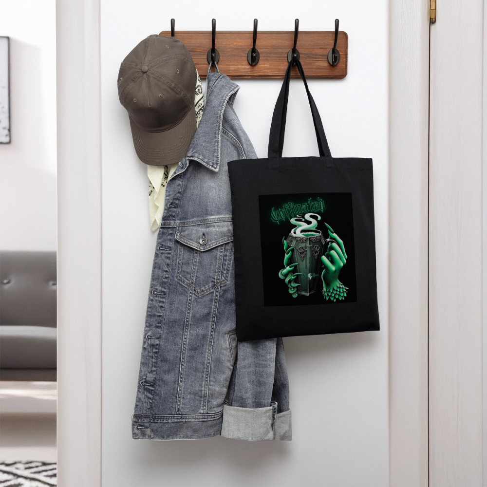 Coffinated Tote Bag - black