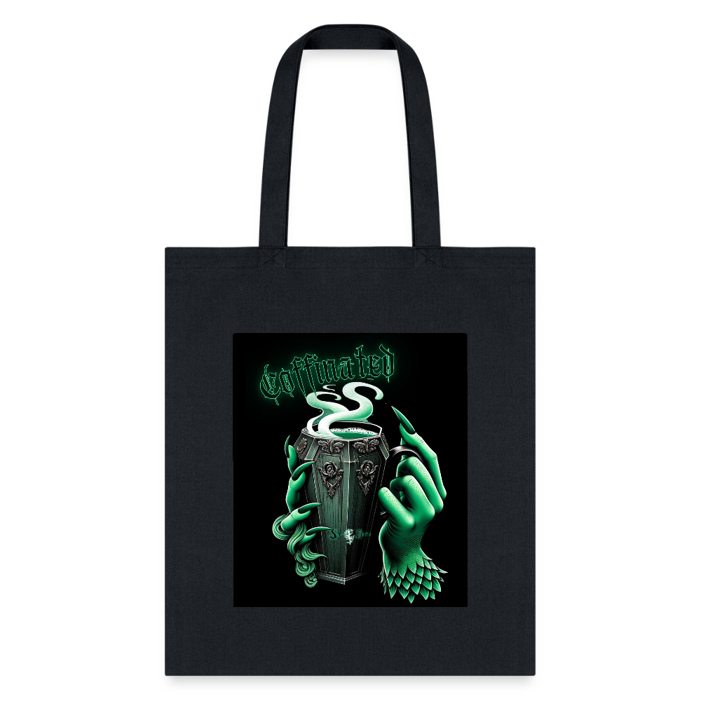 Coffinated Tote Bag - black