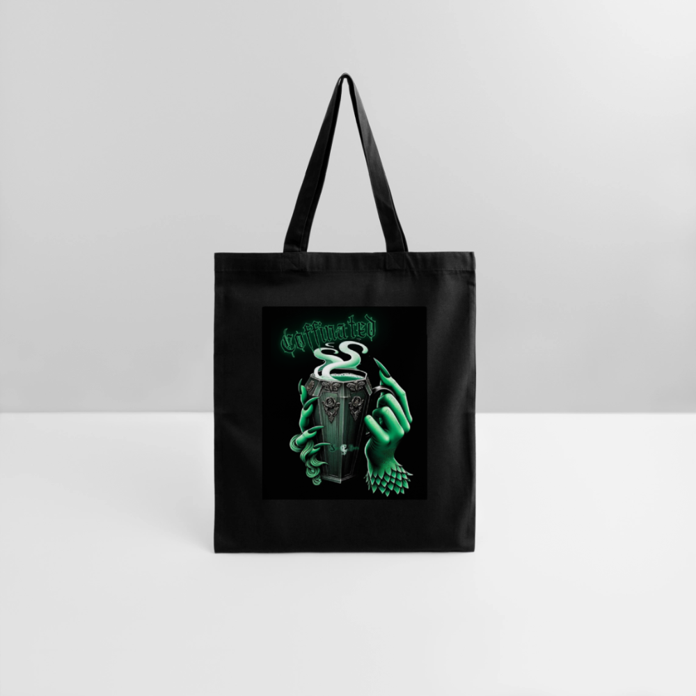 Coffinated Tote Bag - black