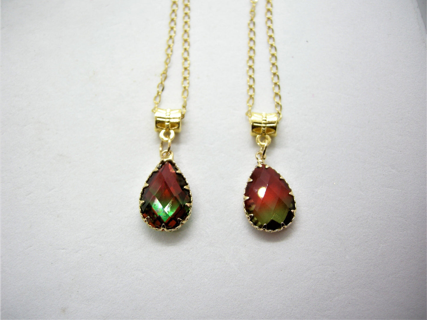 Vivienne – Austrian Crystal Gradient Teardrop Necklace