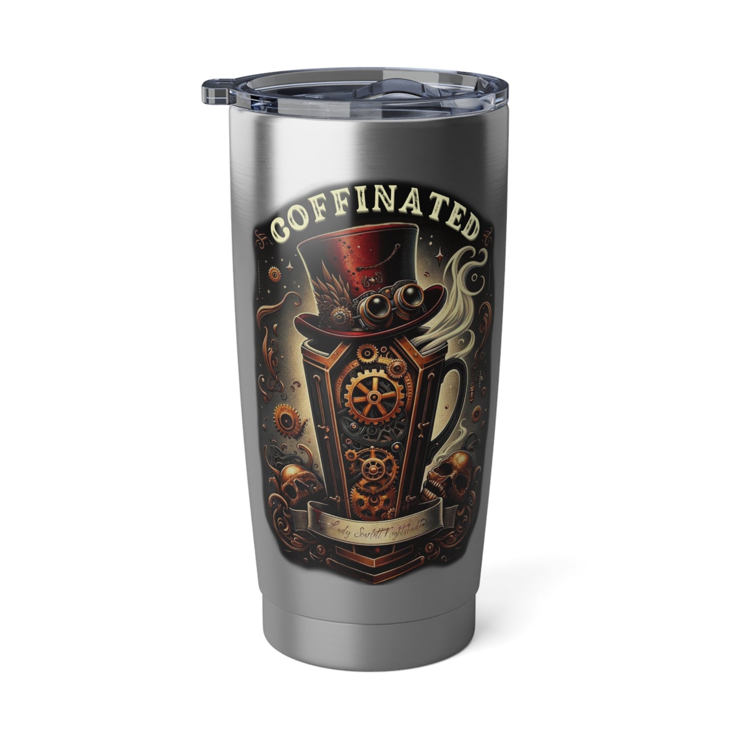 Adventure Awaits Tumbler | Vagabond Travel Mug, Travel Cup, Unique Gift for Travelers, Wanderlust Drinkware, Outdoor Adventure Accessories