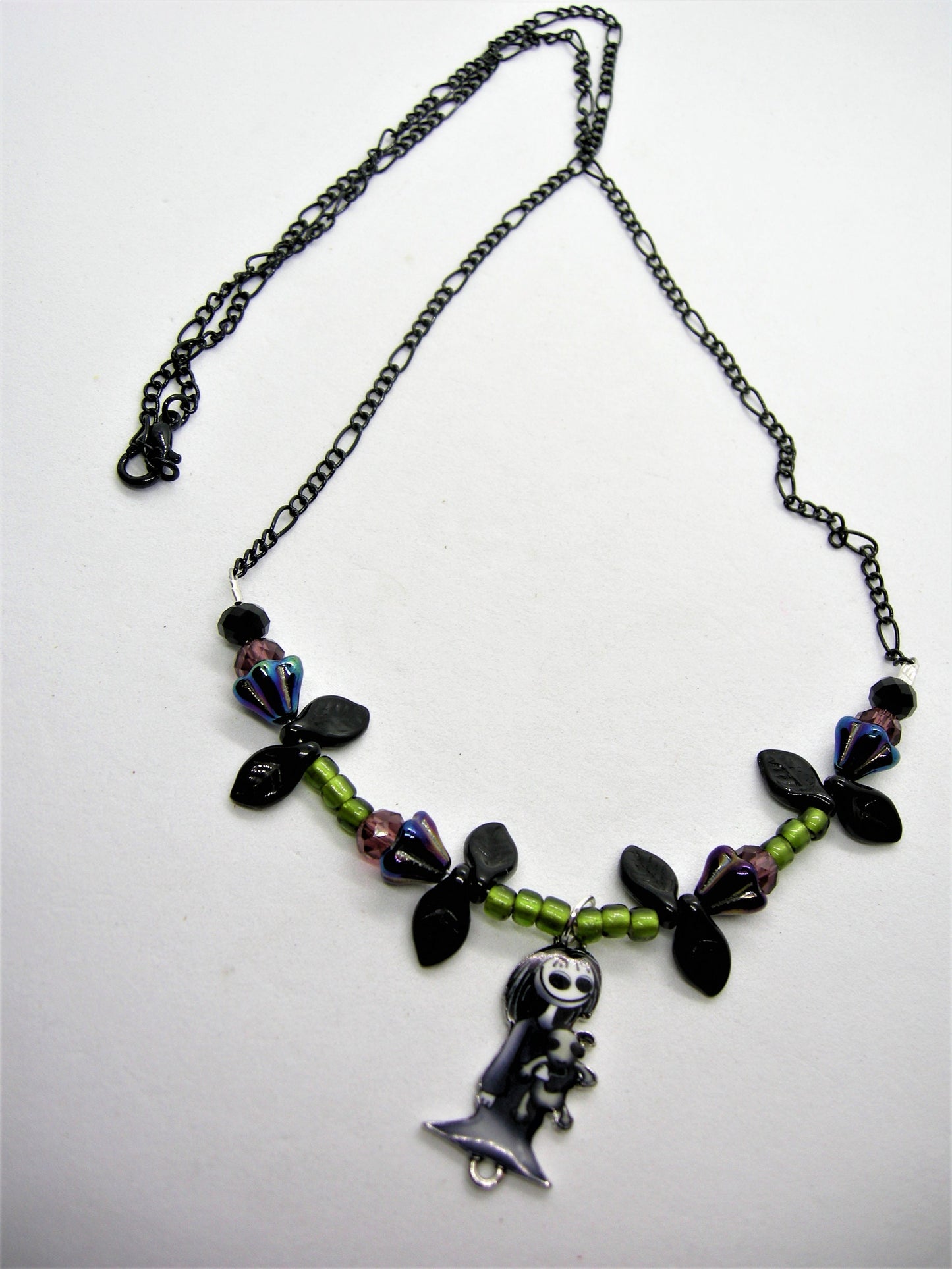 Minerva – Czech Glass & Crystal Garden Pendant & Earrings