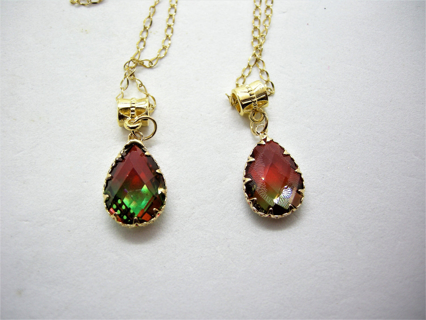 Vivienne – Austrian Crystal Gradient Teardrop Necklace