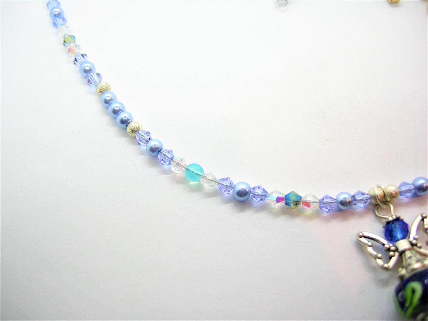Seraphina – Angel Necklace & Christmas Tree Earrings