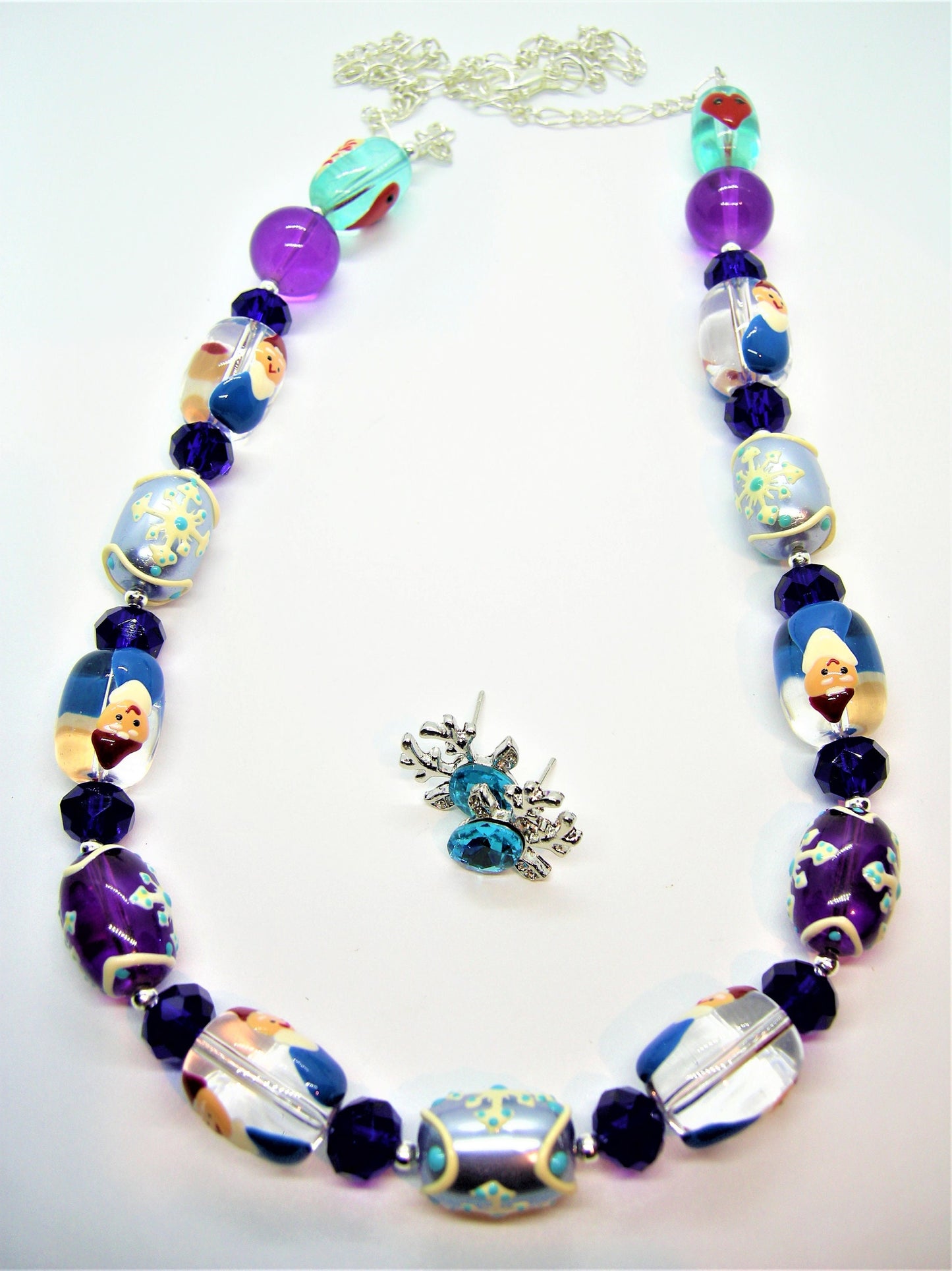 Finn – Handcrafted Gnome & Crystal Deer Jewelry Set