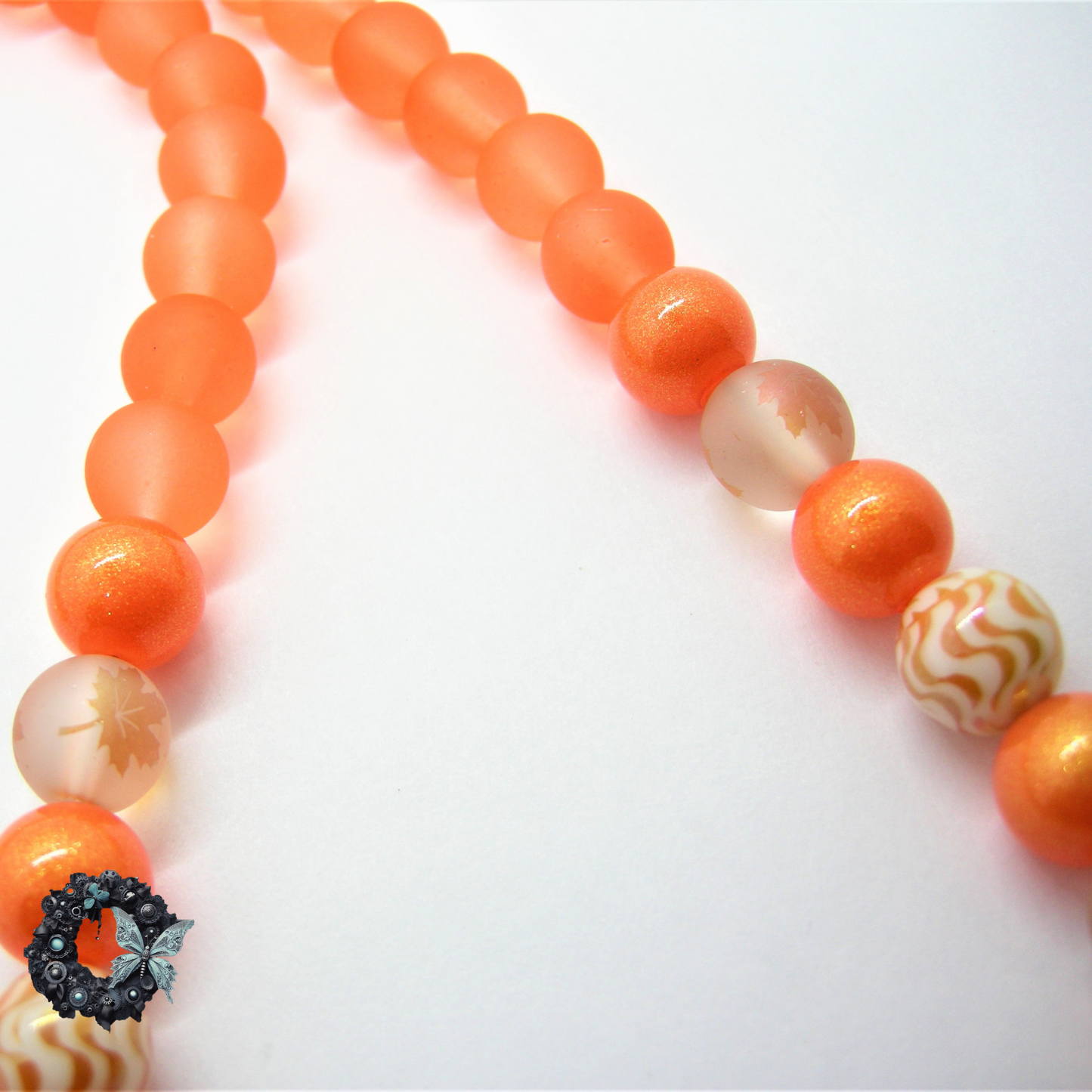Marigold - Burnished Autumn Leaf Necklace
