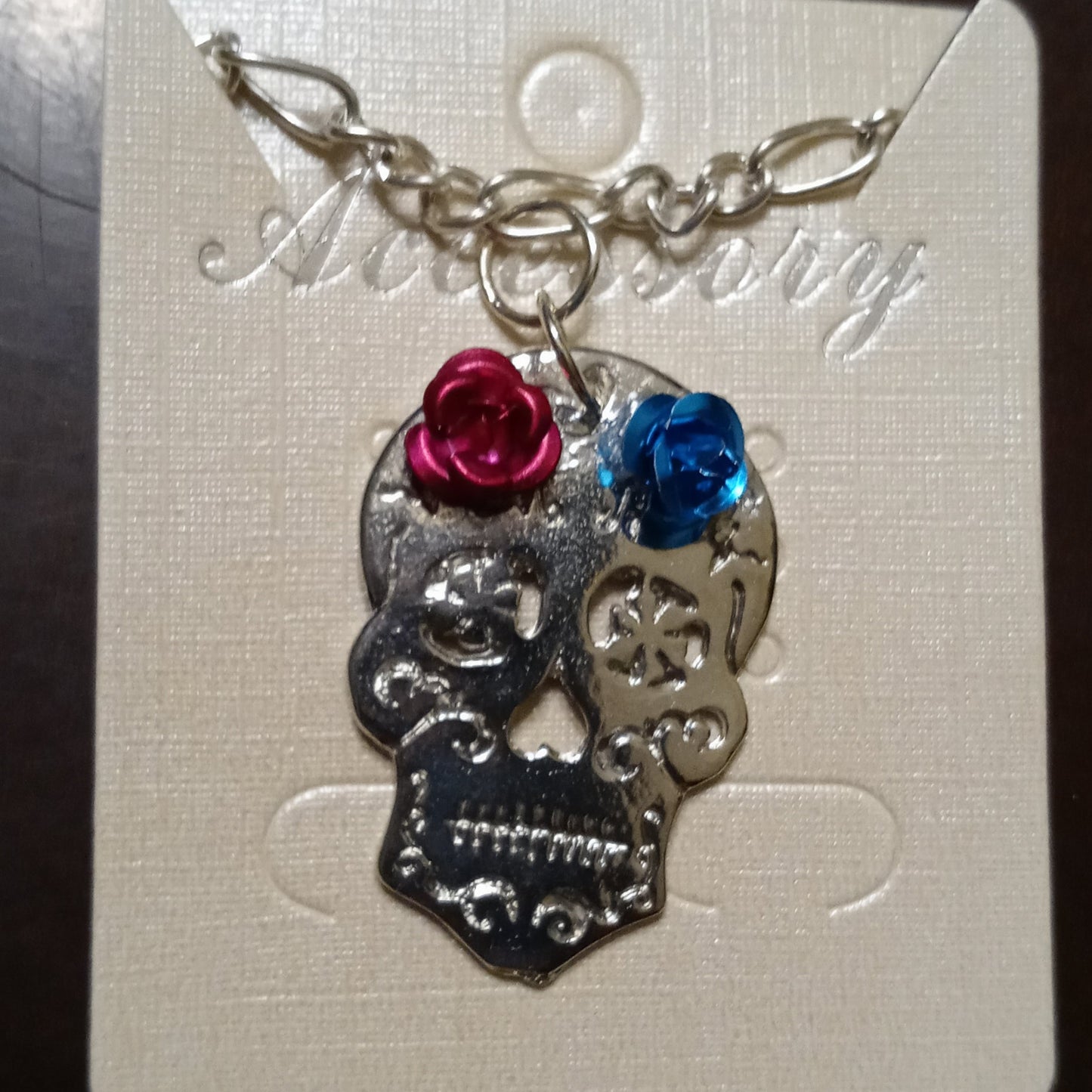 Mechy chrome sugar skull