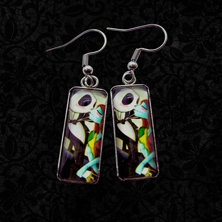 earrings Lot of 3 pairs Nightmare Before Christmas Jack and Sally