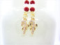 Clara – Candy Cane Pavé Earrings with Swarovski Crystals