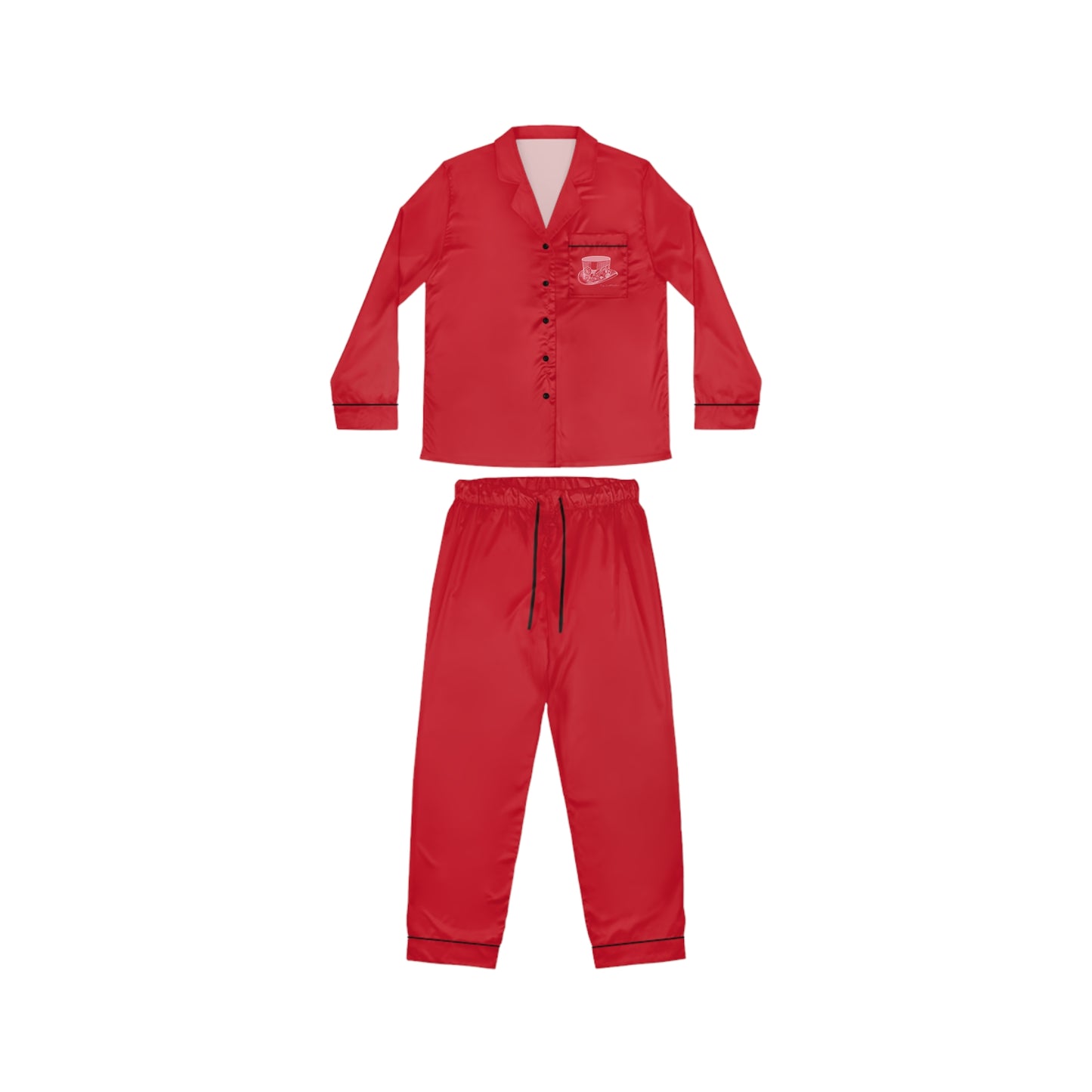 Women's Satin Pajamas (AOP)