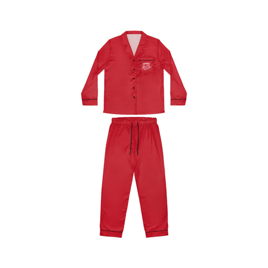 Women's Satin Pajamas (AOP)