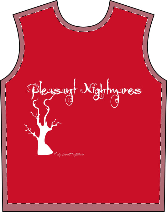 Pleasant Nightmares Men's Pajama Set, Cozy Sleepwear, Relaxation Gifts, Halloween Costume, Unique Loungewear