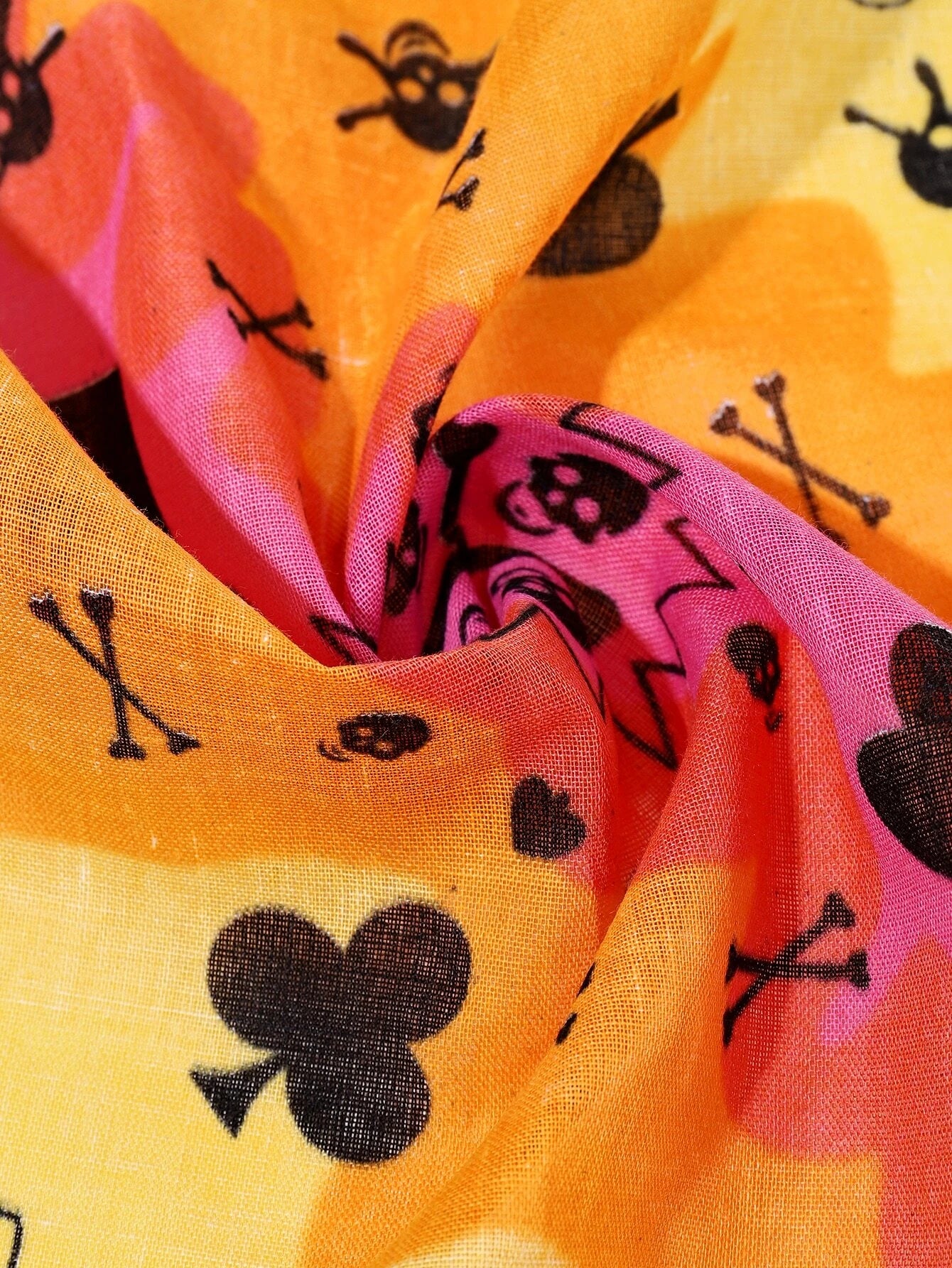 Rainbow tie dye bandana
