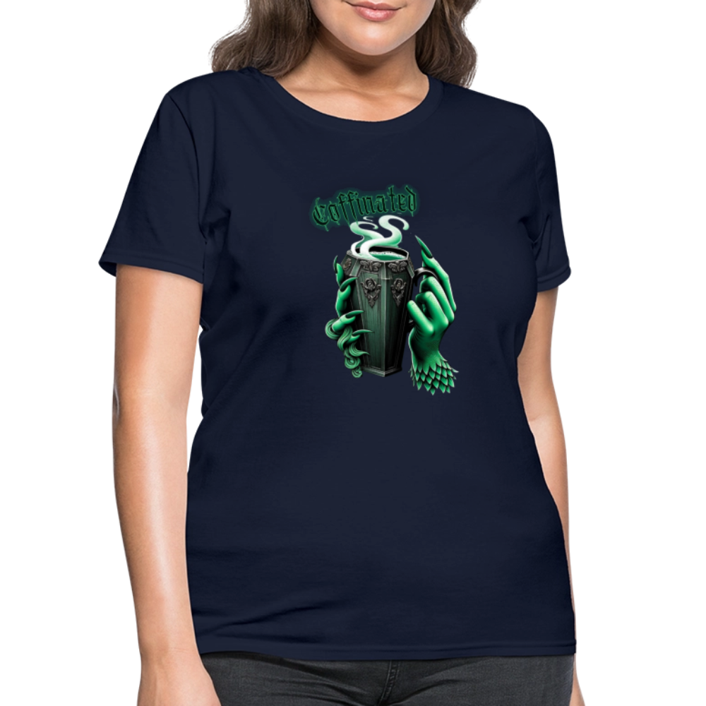 Coffinated Women's T-Shirt - navy