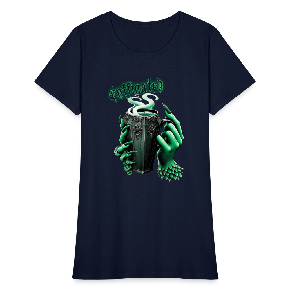 Coffinated Women's T-Shirt - navy
