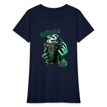 Coffinated Women's T-Shirt - navy
