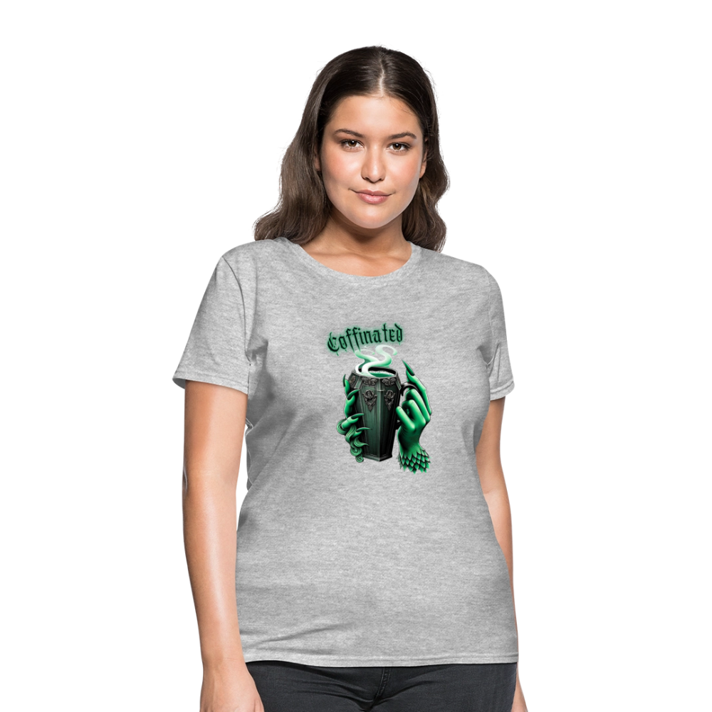 Coffinated Women's T-Shirt - heather gray