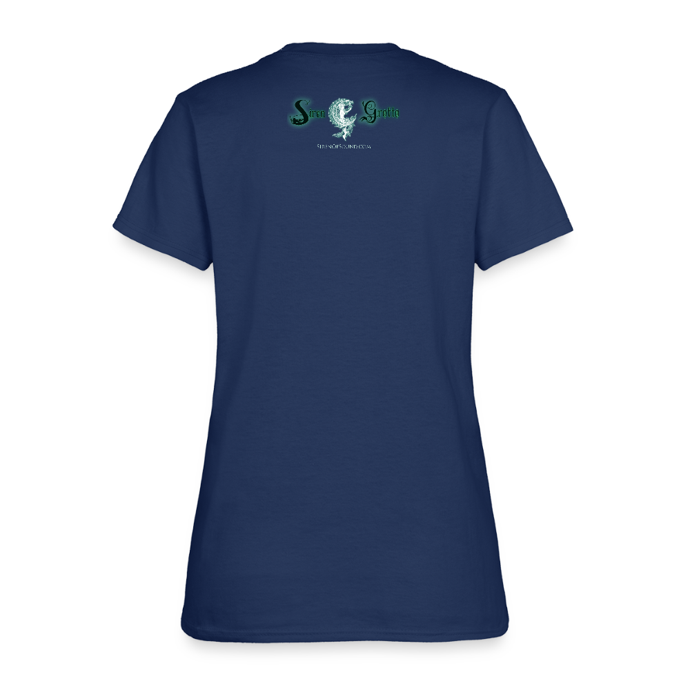 Bride of The Moon Women's T-Shirt -  blue dusk