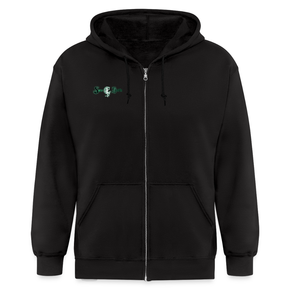 Coffinated Zip Hoodie - black