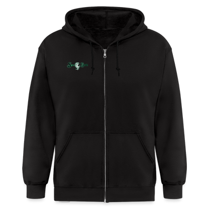 Coffinated Zip Hoodie - black