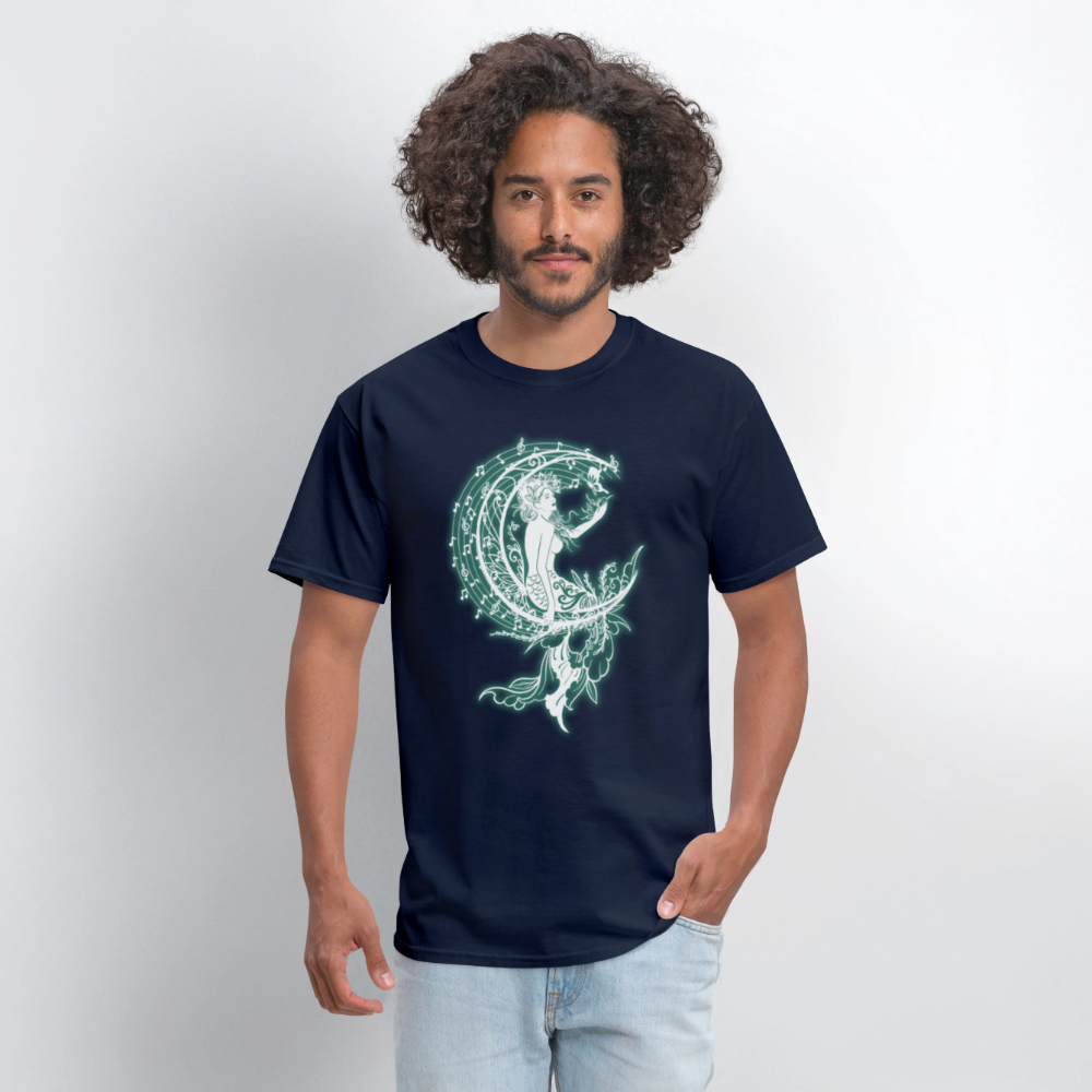 Bride of The Moon Unisex Classic T-Shirt - navy