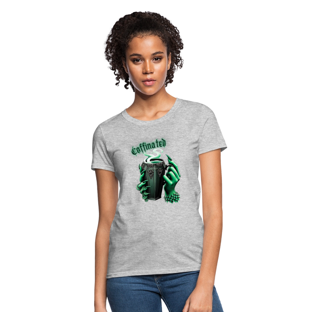 Coffinated Women's T-Shirt - heather gray