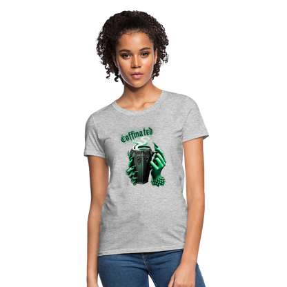 Coffinated Women's T-Shirt - heather gray