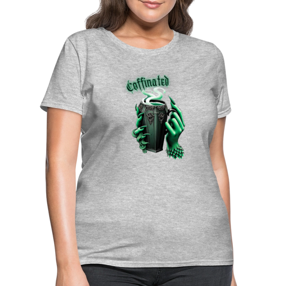 Coffinated Women's T-Shirt - heather gray