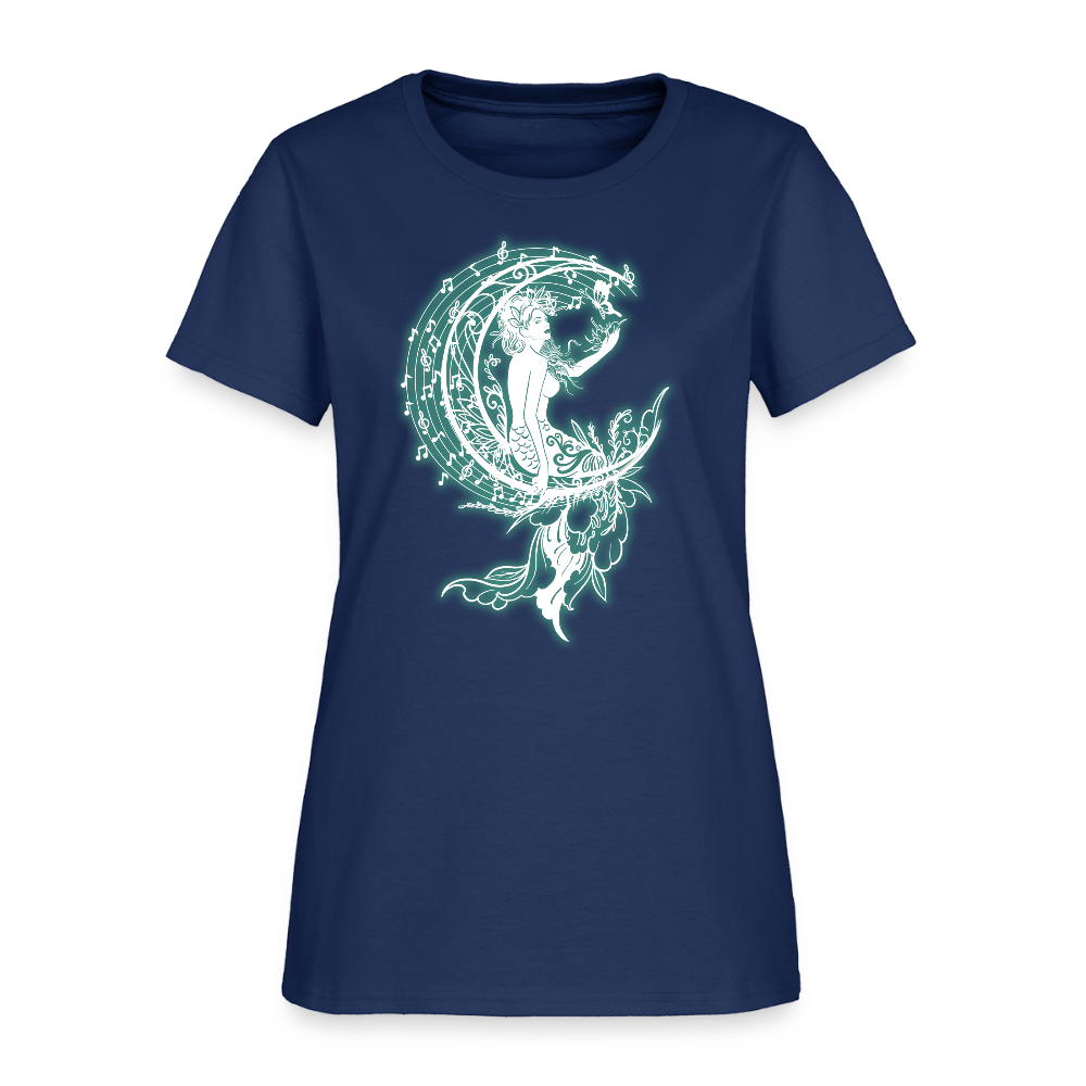 Bride of The Moon Women's T-Shirt -  blue dusk