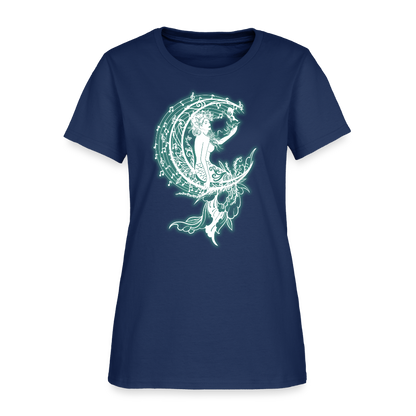 Bride of The Moon Women's T-Shirt -  blue dusk
