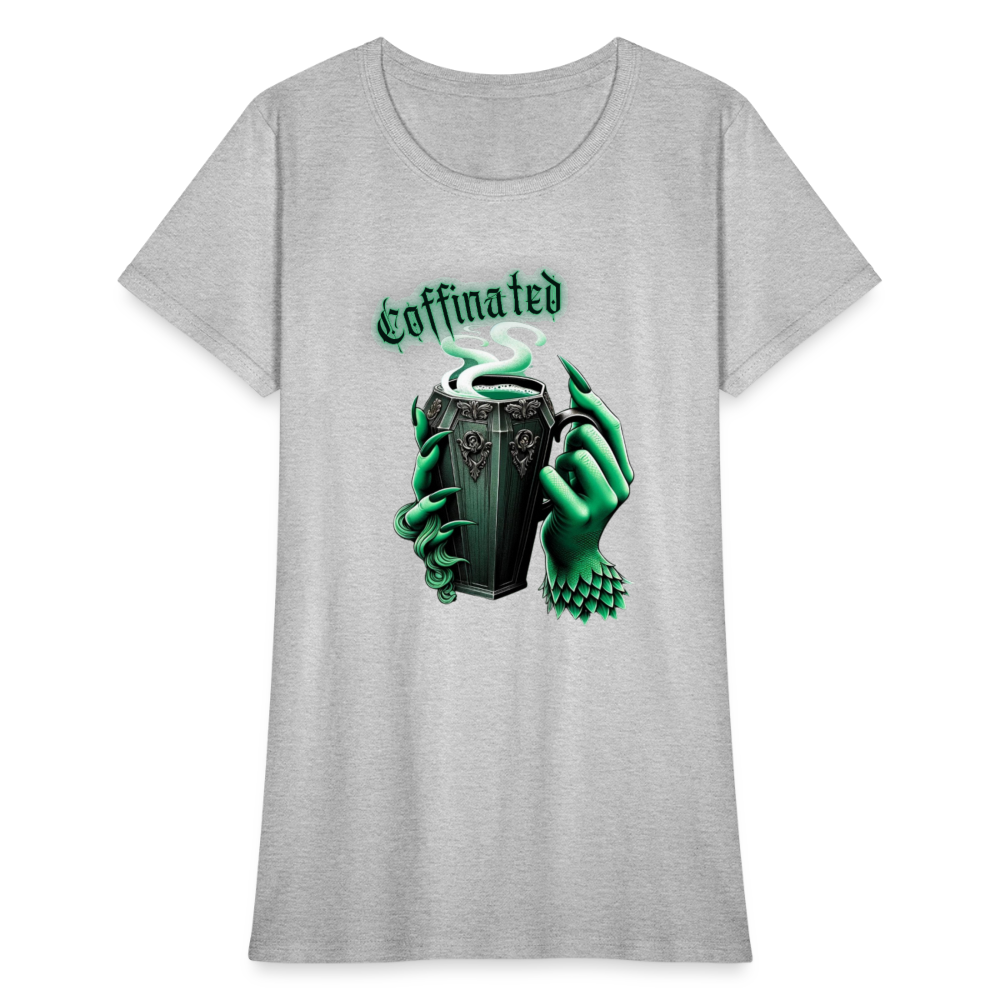 Coffinated Women's T-Shirt - heather gray