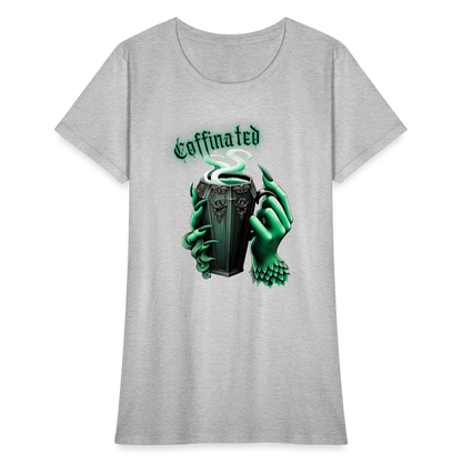 Coffinated Women's T-Shirt - heather gray