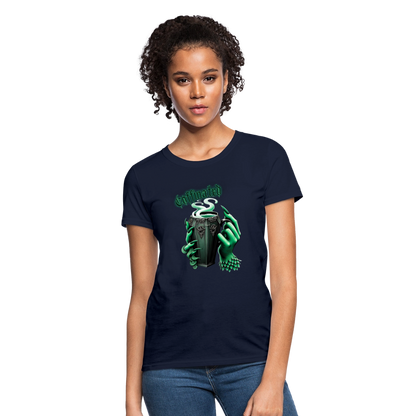 Coffinated Women's T-Shirt - navy