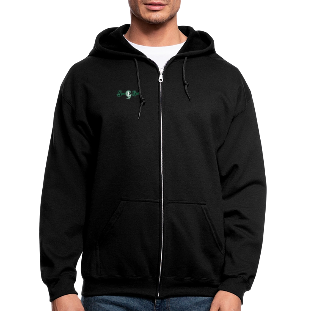 Coffinated Zip Hoodie - black