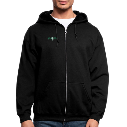 Coffinated Zip Hoodie - black