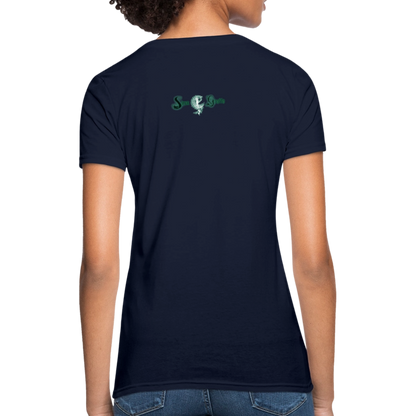 Coffinated Women's T-Shirt - navy