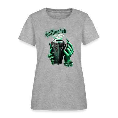 Coffinated Women's T-Shirt - heather gray