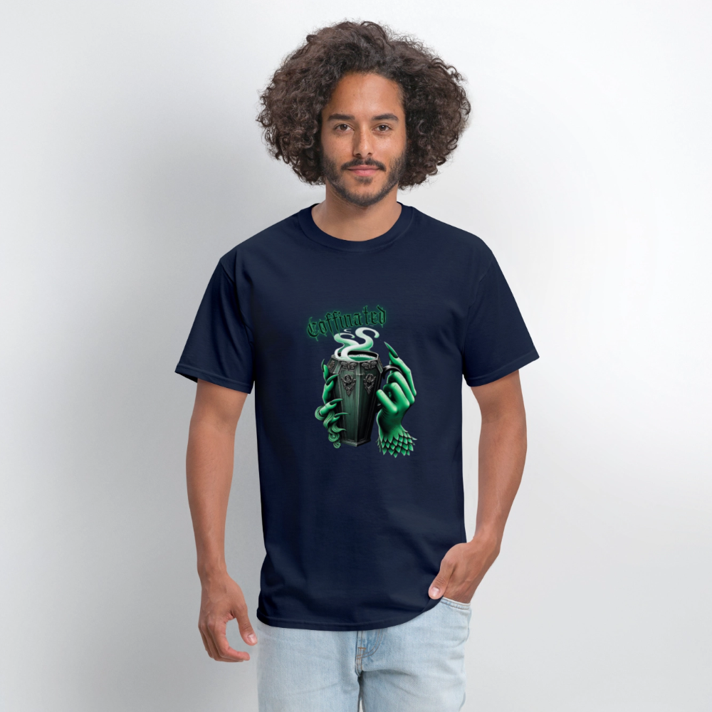 Coffinated Unisex Classic T-Shirt - navy