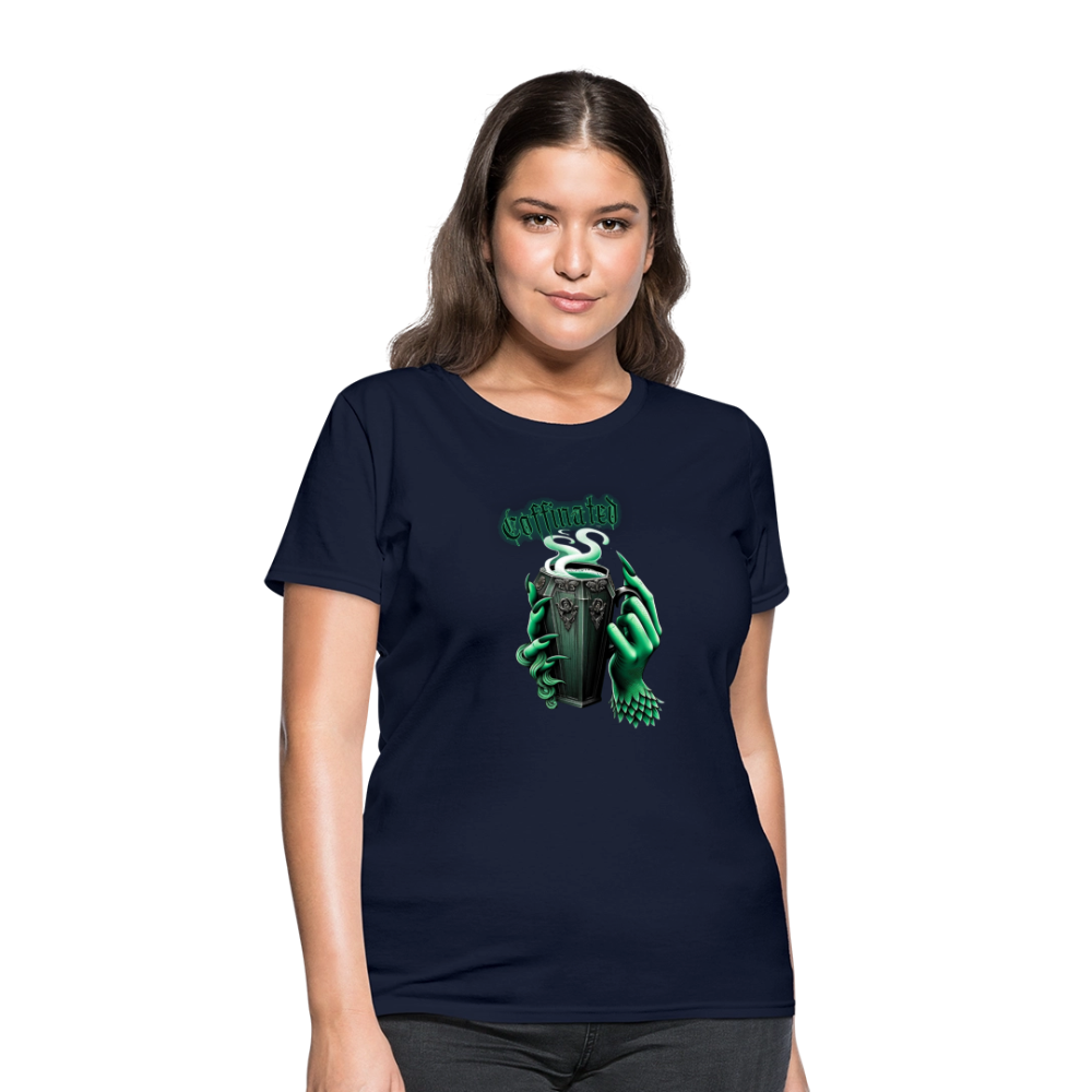 Coffinated Women's T-Shirt - navy