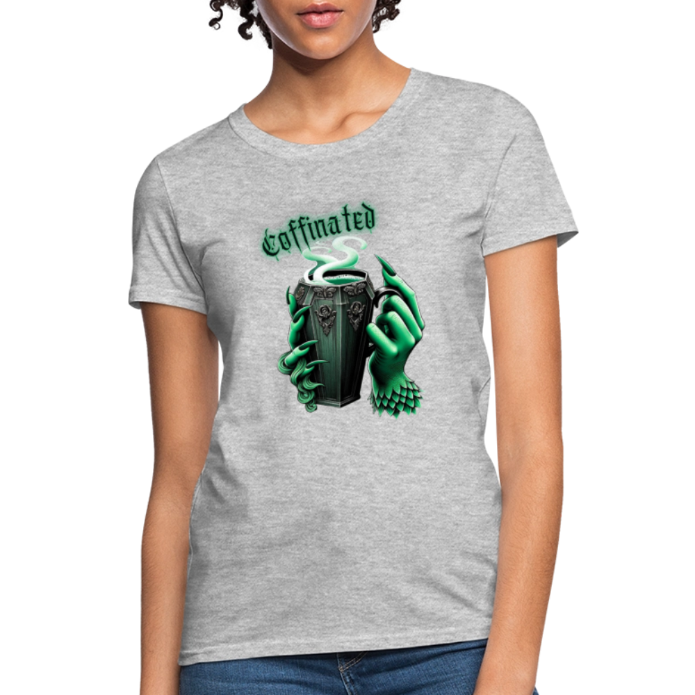 Coffinated Women's T-Shirt - heather gray