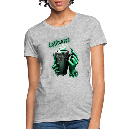 Coffinated Women's T-Shirt - heather gray