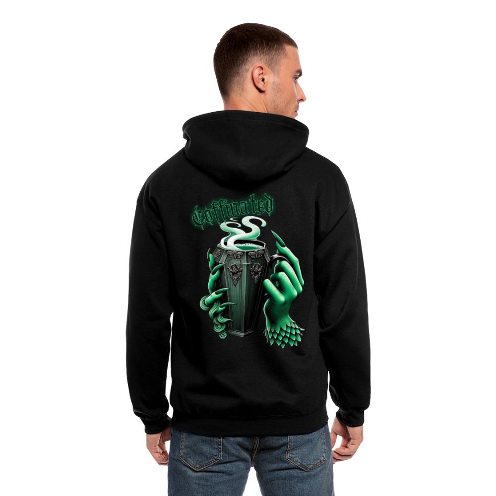 Coffinated Zip Hoodie - black