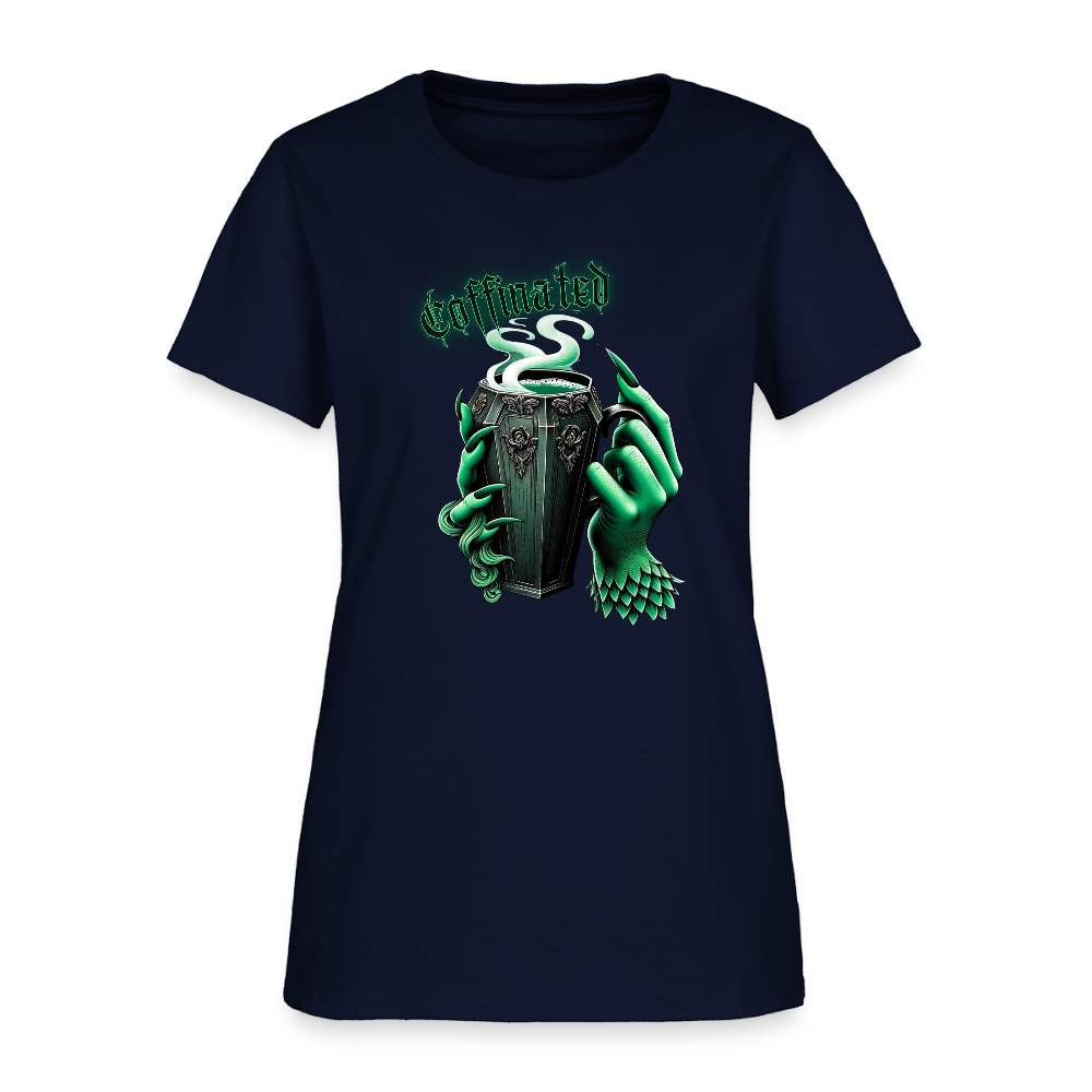 Coffinated Women's T-Shirt - navy
