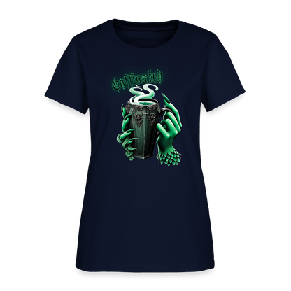 Coffinated Women's T-Shirt - navy