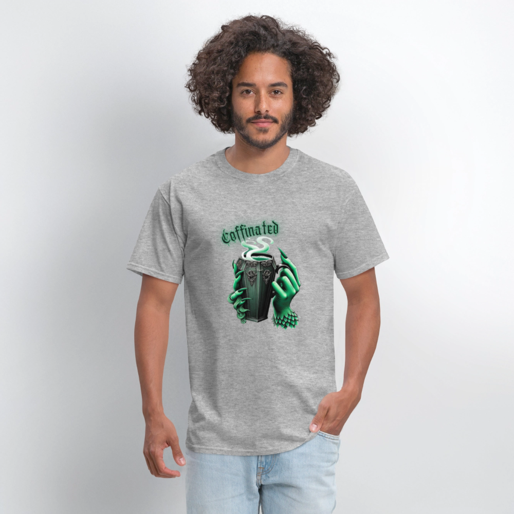 Coffinated Unisex Classic T-Shirt - heather gray