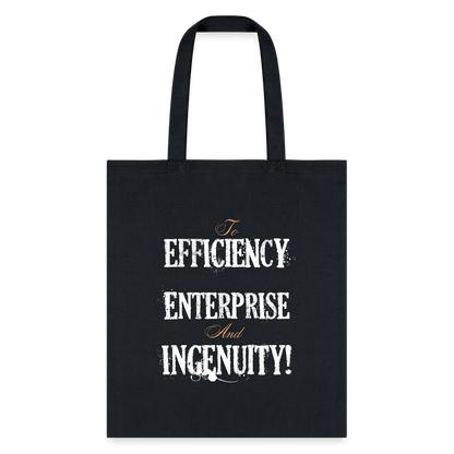 Efficiency, Enterprise Book Bag - black