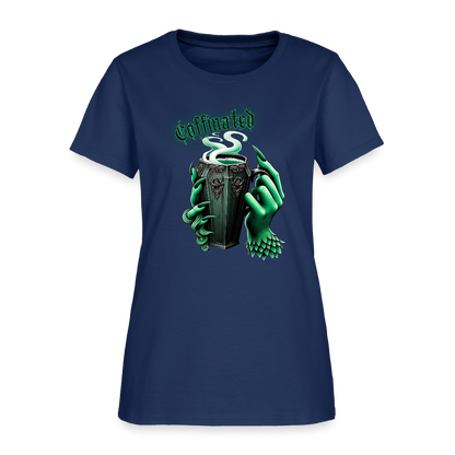 Coffinated Women's T-Shirt -  blue dusk