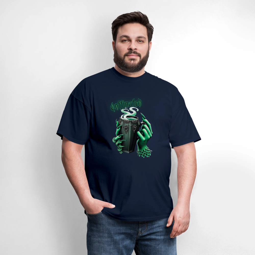 Coffinated Unisex Classic T-Shirt - navy
