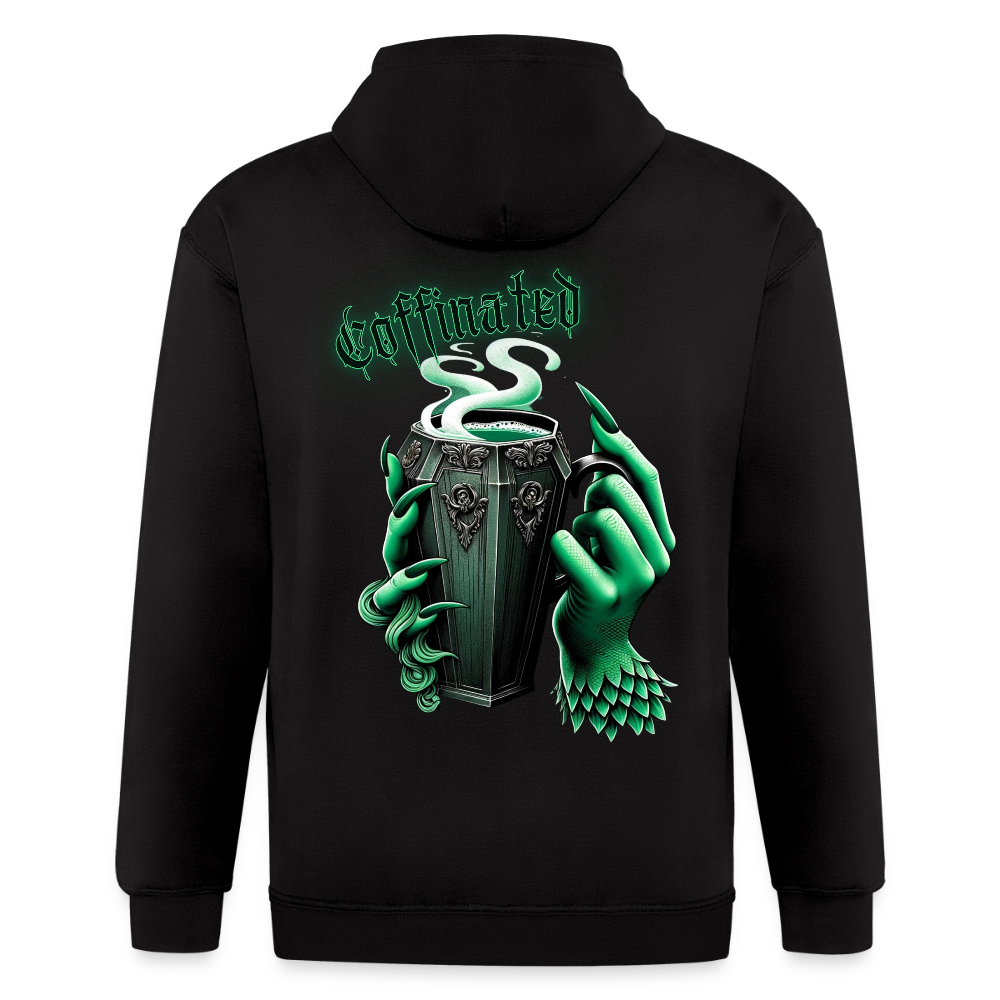 Coffinated Zip Hoodie - black