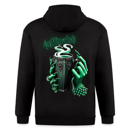 Coffinated Zip Hoodie - black